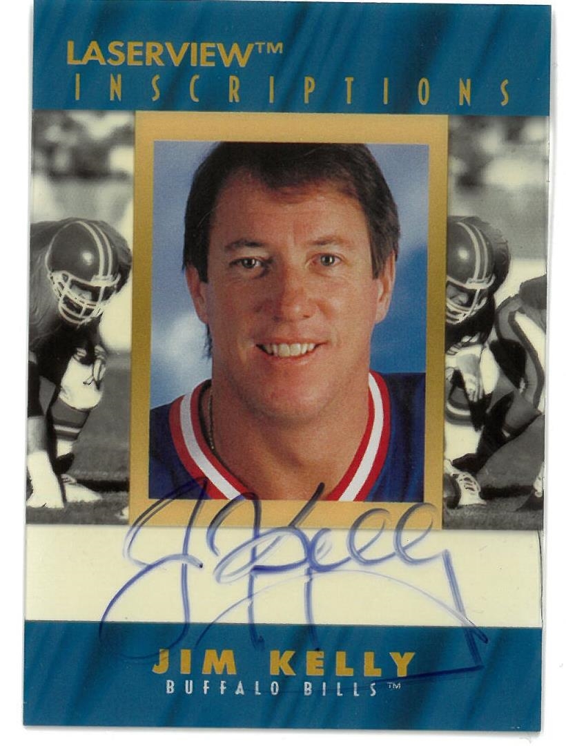 Lot Detail Jim Kelly Autographed 1996 Pinnacle