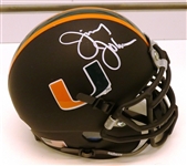 Jimmy Johnson Autographed Miami Mini Helmet