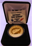 2008 Red Wings Gold Overlay Medallion