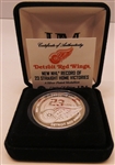 Detroit Red Wings 23 Wins Commemorative Medallion