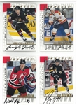 Pinnacle Be A Player Autographed Card Lot of 4