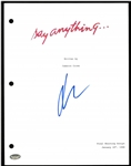 John Cusack Autographed Say Anything Replica Script Cover