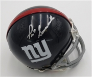 Pat Summerall Autographed Giants Mini Helmet