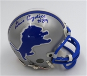 Gail Cogdill Autographed Lions Mini Helmet