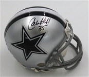 Calvin Hill Autographed Cowboys Mini Helmet