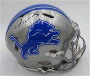 Jameson Williams Autographed Lions Full Size Authentic Helmet