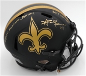 Alvin Kamara Autographed Saints Full Size Authentic Helmet