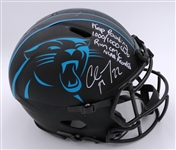 Christian McCaffrey Autographed Panthers Full Size Authentic Helmet