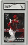 Shohei Ohtani 2018 Topps Now Rookie Card