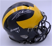 Charles Woodson Autographed Michigan Authentic Full Size Helmet w/ Heisman