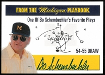 Bo Schembechler Autographed 2003 TK Legacy Card