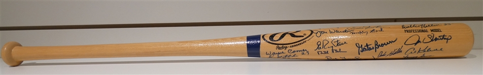 1968 Detroit Tigers Autographed Bat (29 Autos)