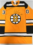 Bernie Parent Autographed Bruins Mitchell & Ness Jersey