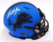 Alex Anzalone Autographed Detroit Lions Mini Helmet