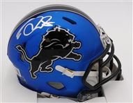 David Montgomery Autographed Detroit Lions Mini Helmet