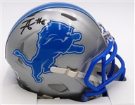 Terrion Arnold Autographed Detroit Lions Mini Helmet