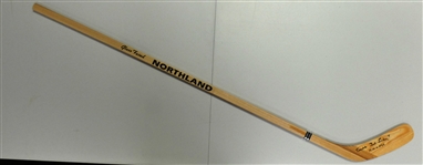 Ted Lindsay Autographed Northland Stick w/ 2 Inscriptions