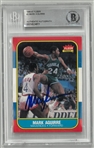 Mark Aguirre Autographed 1986-87 Fleer