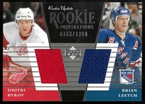 Brian Leech & Dmitri Bykov 2002-03 Upper Deck Rookie Update