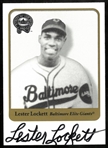 Lester Lockett Autographed 2001 Fleer Greats of the Game
