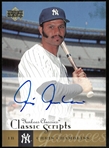 Chris Chambliss Autographed Upper Deck Classic Scripts