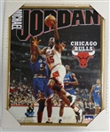 Michael Jordan 16x20 Framed Poster vs Magic
