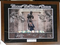 Thomas Hitman Hearns Autographed Framed 20x30 (Pick up Only)
