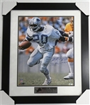 Billy Sims Autographed Framed 16x20