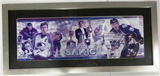 Joe Sakic Autographed Framed Photoramic (Pick up Only)