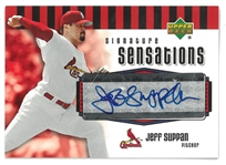Jeff Suppan Autographed Upper Deck Signature Sensations