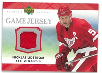 Nicklas Lidstrom Upper Deck Authentic Materials