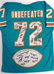 1972 Miami Dolphins Team Signed Jersey