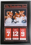 Production Line Autographed Framed Display (Pick Up Only)