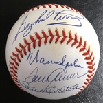 300 Win Club Autographed Baseball (5 Autos)