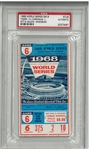 1968 World Series Game 6 Ticket Stub
