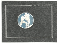 Franklin Mint .3350 Troy Oz. Silver Coin - Football