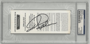 Dean Palmer Autographed Ticket