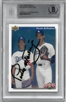 Pedro Martinez Autographed 1992 Upper Deck