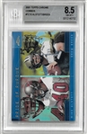 Alstott/Brees BGS 8.5 2001 Topps Chrome