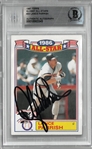 Lance Parrish Autographed 1987 Topps All Star