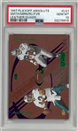 PSA 10 1997 Playoff Leather Quads Smith/Marino/Rice/Favre