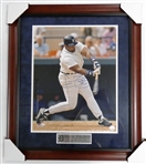 Cecil Fielder Autographed Framed 16x20 (Pick Up Only)