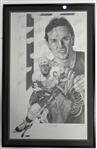 Steve Yzerman Framed Lithograph (Pick Up Only)