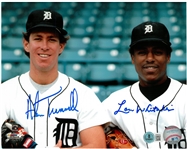 Alan Trammell & Lou Whitaker Autographed 8x10
