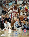 Isiah Thomas Autographed 8x10