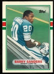 Barry Sanders 1989 Topps Traded