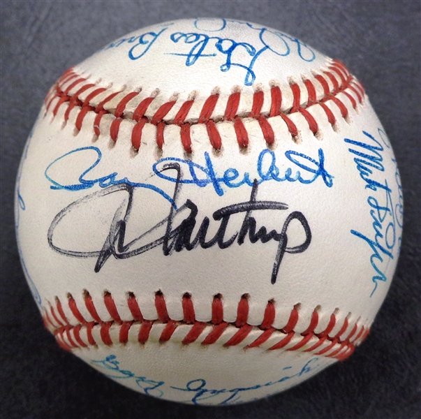 Detroit Tigers Autographed Baseball - 24 Autographs