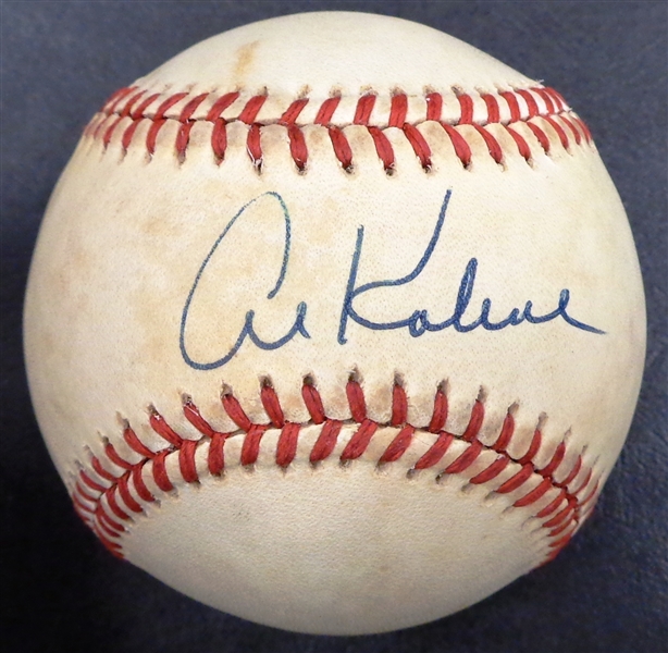 Al Kaline Autographed Baseball