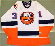 Billy Smith Autographed Islanders Jersey