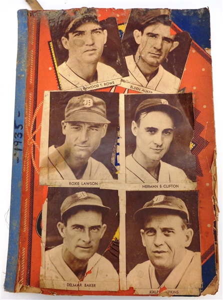 Lot Detail - 1935 Detroit Tigers Scrapbook